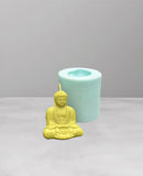 Meditating Buddha silicone mold