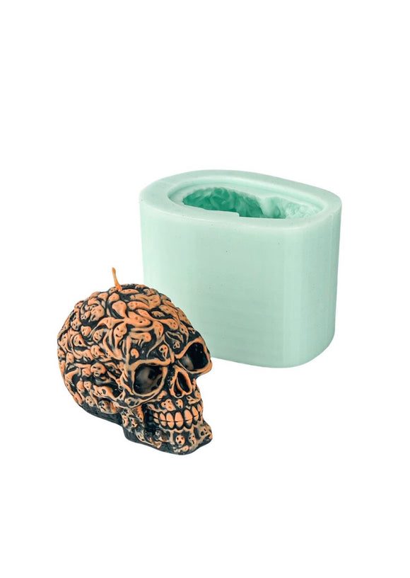 Skull with souls mold