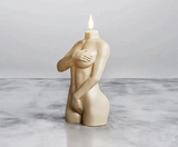 Shy lady torso mold