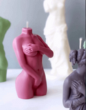 Shy lady torso mold