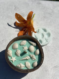 Silicone mold of Mini sea life set 7 in 1