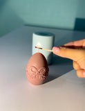 Easter Egg with a bow mold