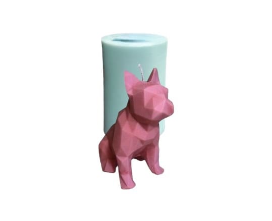 Low poly French Bulldog Mold