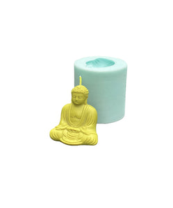 Meditating Buddha silicone mold