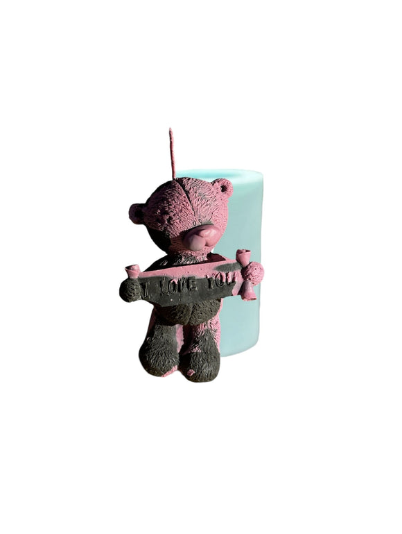 Teddy bear with Slogan mold