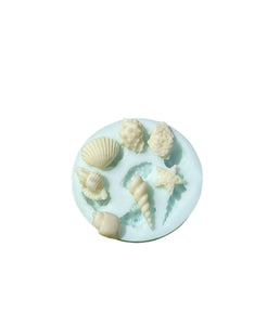 Silicone mold of Mini sea life set 7 in 1