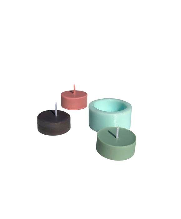 Tealight candle mold