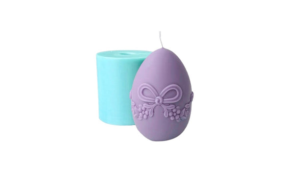 Easter Egg with a bow mold