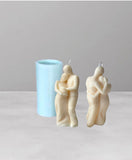 Pregnant couple silicone mold