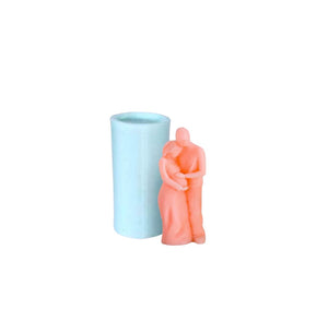 Pregnant couple silicone mold